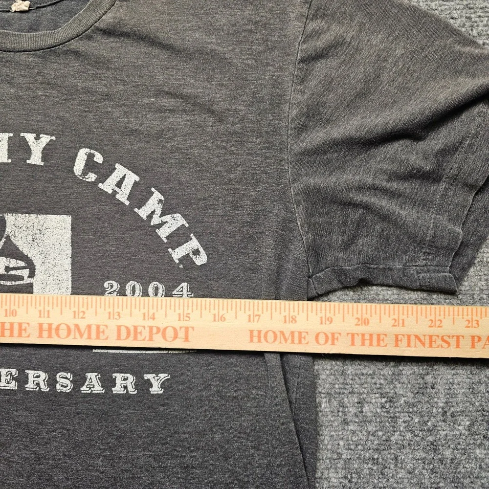 Grammy Camp 10th Anniversary T-Shirt Mens Small Gray Heather Music Promo 2004